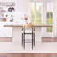 Tabouret de bar rembourré moderne avec accoudoirs dorés - hauteur de siège de 23 po, conception ergonomique pour îlot de cuisine ou comptoir de salle de bain - 2 pièces par pièce - tissu beige et structure en métal noir