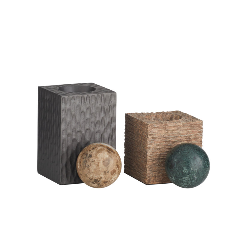 Greenville Sculptures, Set Of 2
