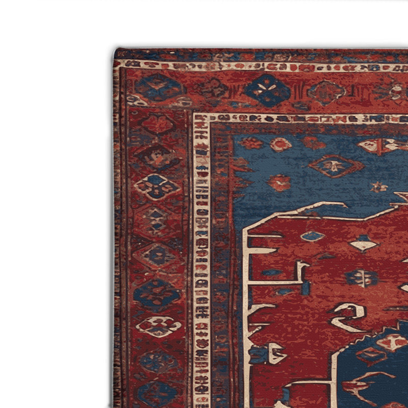 Tapis turc intérieur et extérieur brun, Rectangulaire 2 pi x 3 pi