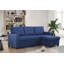 Convertible Upholstered Sectional Sofa With Pull-Out Chaise-2143422272