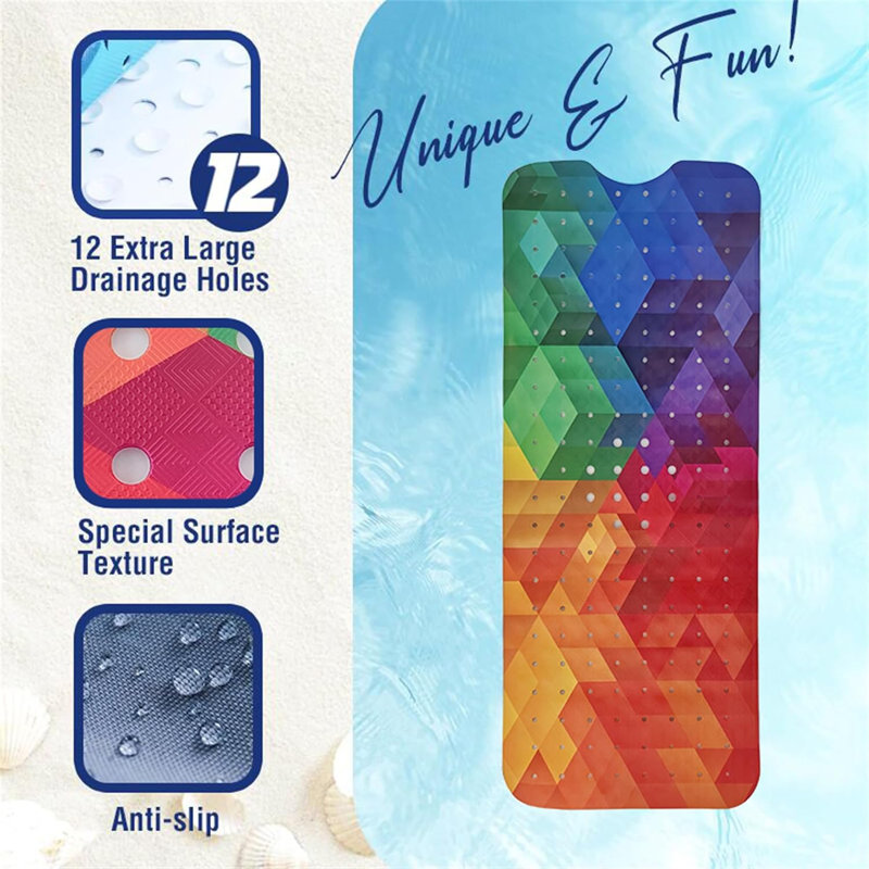Tapis de bain antidérapant Rainbow