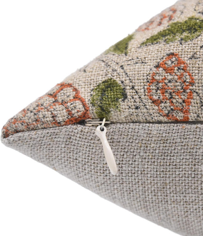 Linen Square Indoor/Outdoor Pillow Cover, 14" x 14"