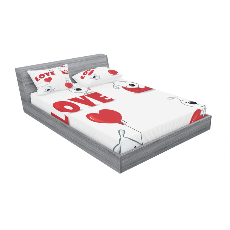 Microfiber Sheet Set, Full Sheet Set with Fitted Sheet