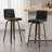 Mariea Swivel Upholstered Counter Stool-898075349-898075348