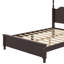 Cadre de lit plateforme en bois, lit plateforme de style rétro avec support de lattes en bois-20755727-20755720
