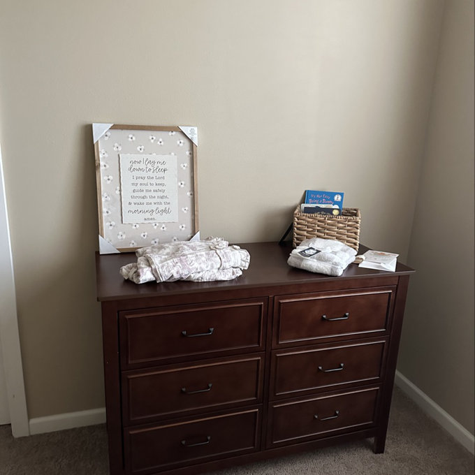 white christmas dresses Charlie 6-Drawer Double Dresser — Molly Monkey main image 1