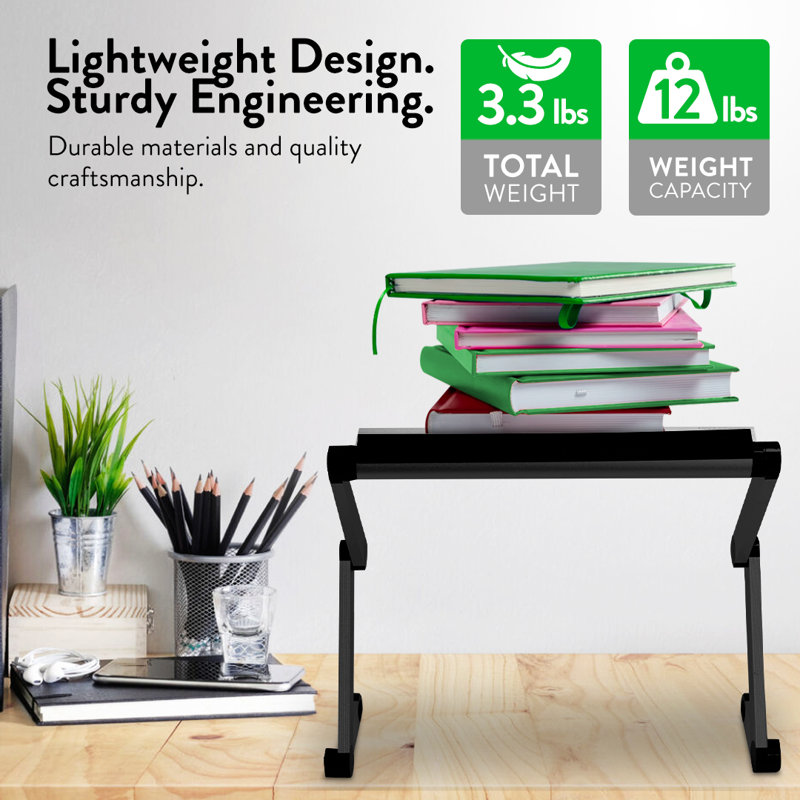 Avery 24" H x Standing Desk Conversion Unit, Black