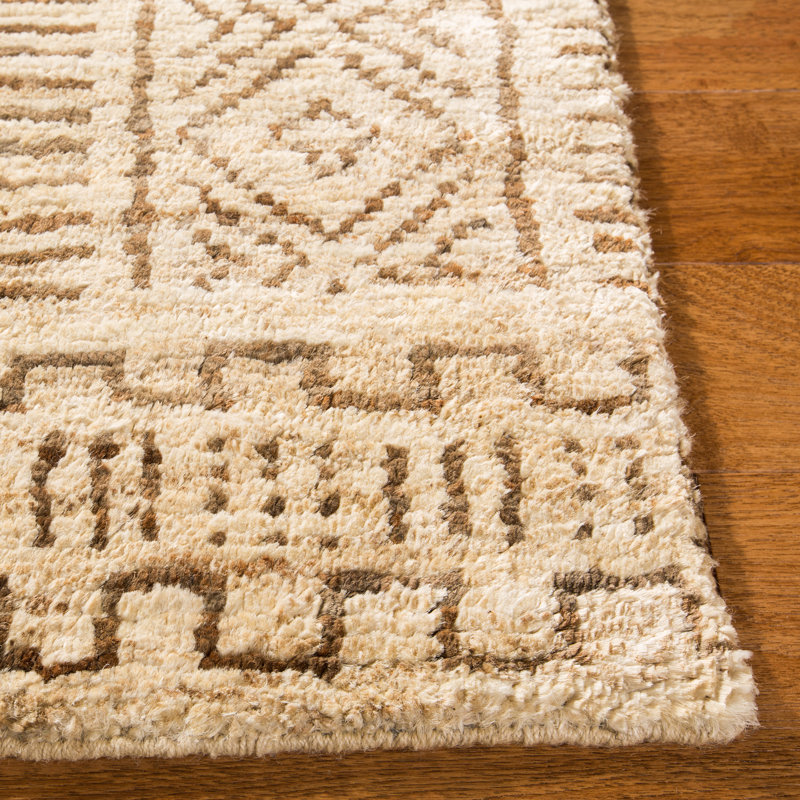 Ralph Lauren Kenya Jute Block Print Rug, Rectangle 4' x 6'
