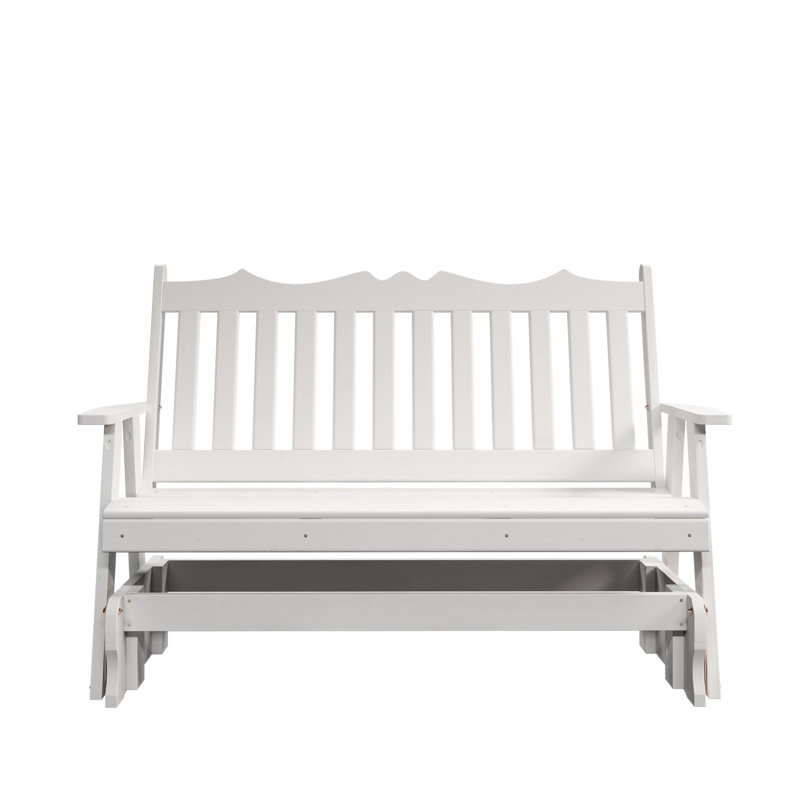 Fauteuil coulissant 6 pieds York Porch, Peinture blanche