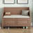 42" Wide Shoe Storage Bench with Cushion Entryway Bench Flip Top Storage Bench-1785535147
