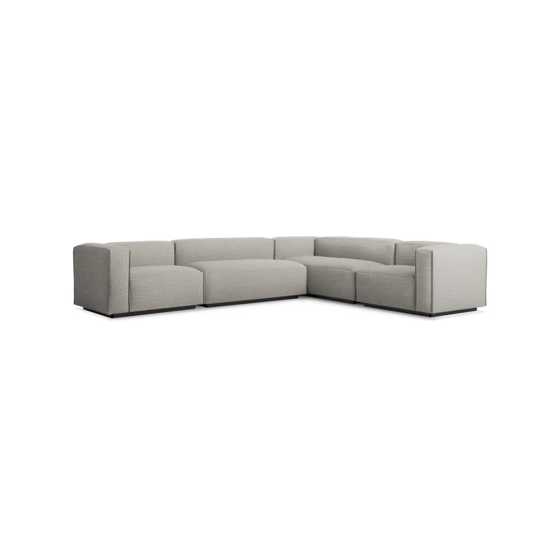 Cleon Modular Sectional, Maharam Mode in Clavicle 100% Polyester, Left Hand Facing