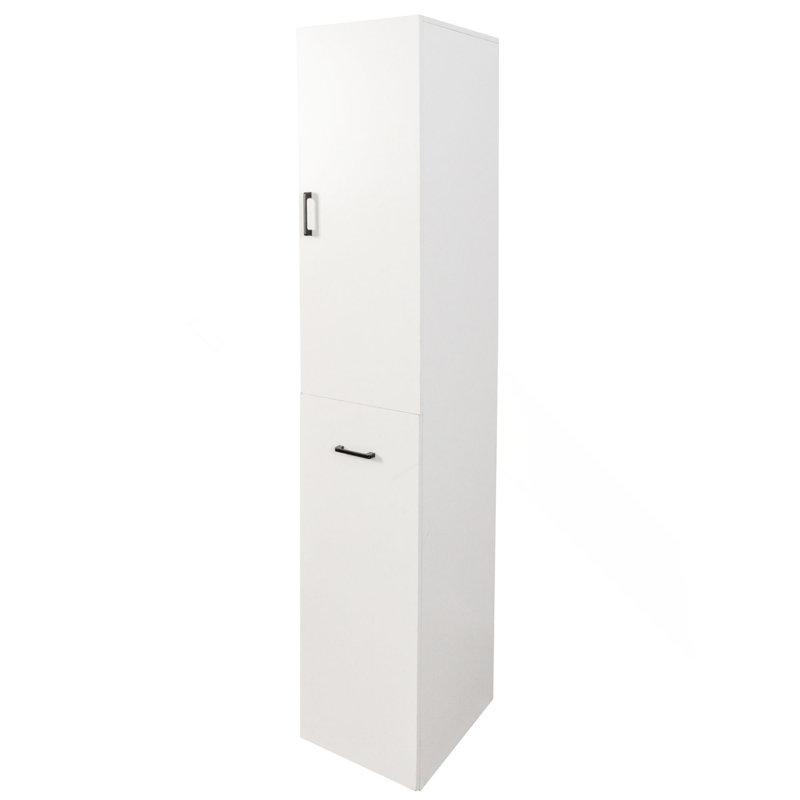 Armoire de cuisine, armoire haute, armoire autoportante avec 1 porte et 3 tablettes de rangement coulissantes multi-fonctionnelles pour la cuisine, la salle à manger et le salon