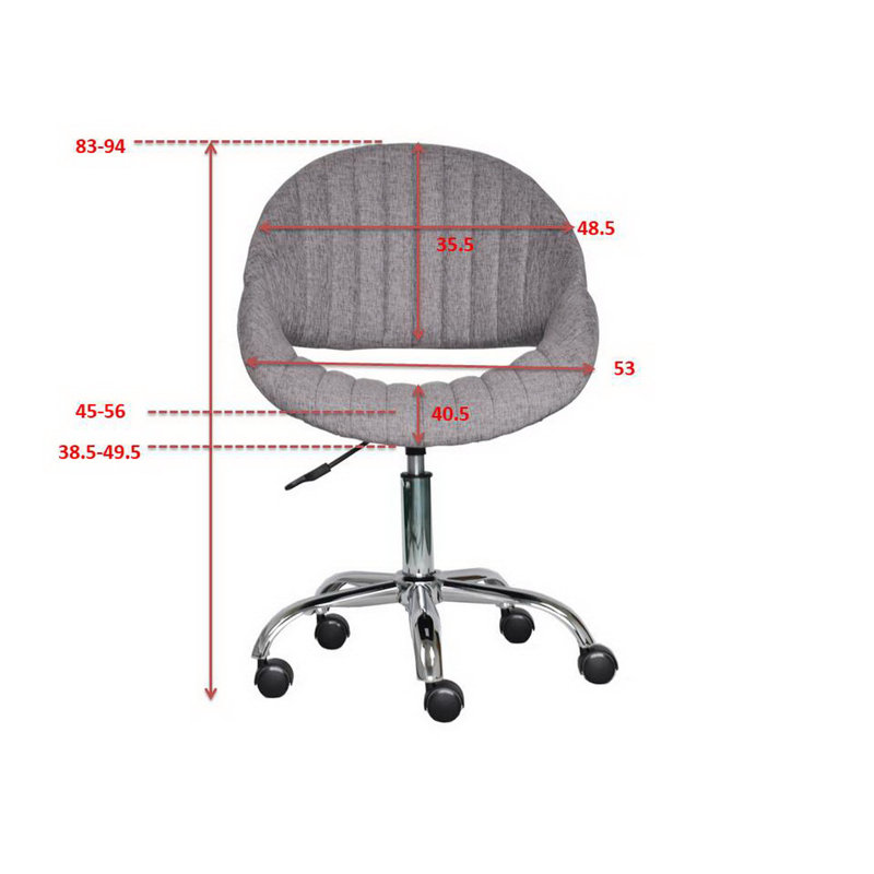 Elsine Polyester Blend Office Chair