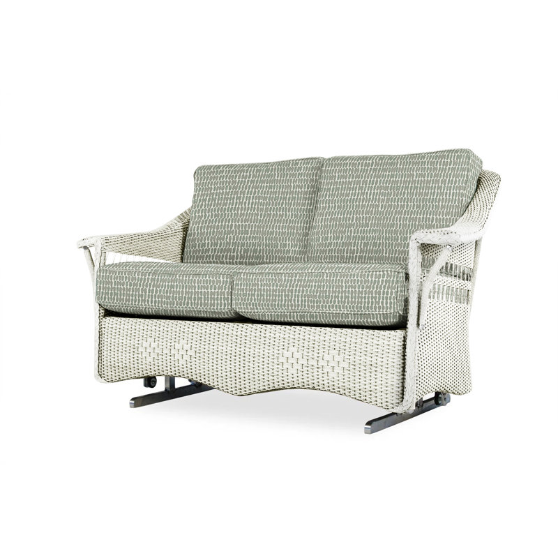 Nantucket Outdoor 2 - Seat Loveseat, Calidora Mist, Matte White