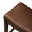 Maven Lane Sophia Wooden Backless Stool with Faux Leather Upholstery-112251012-112251009