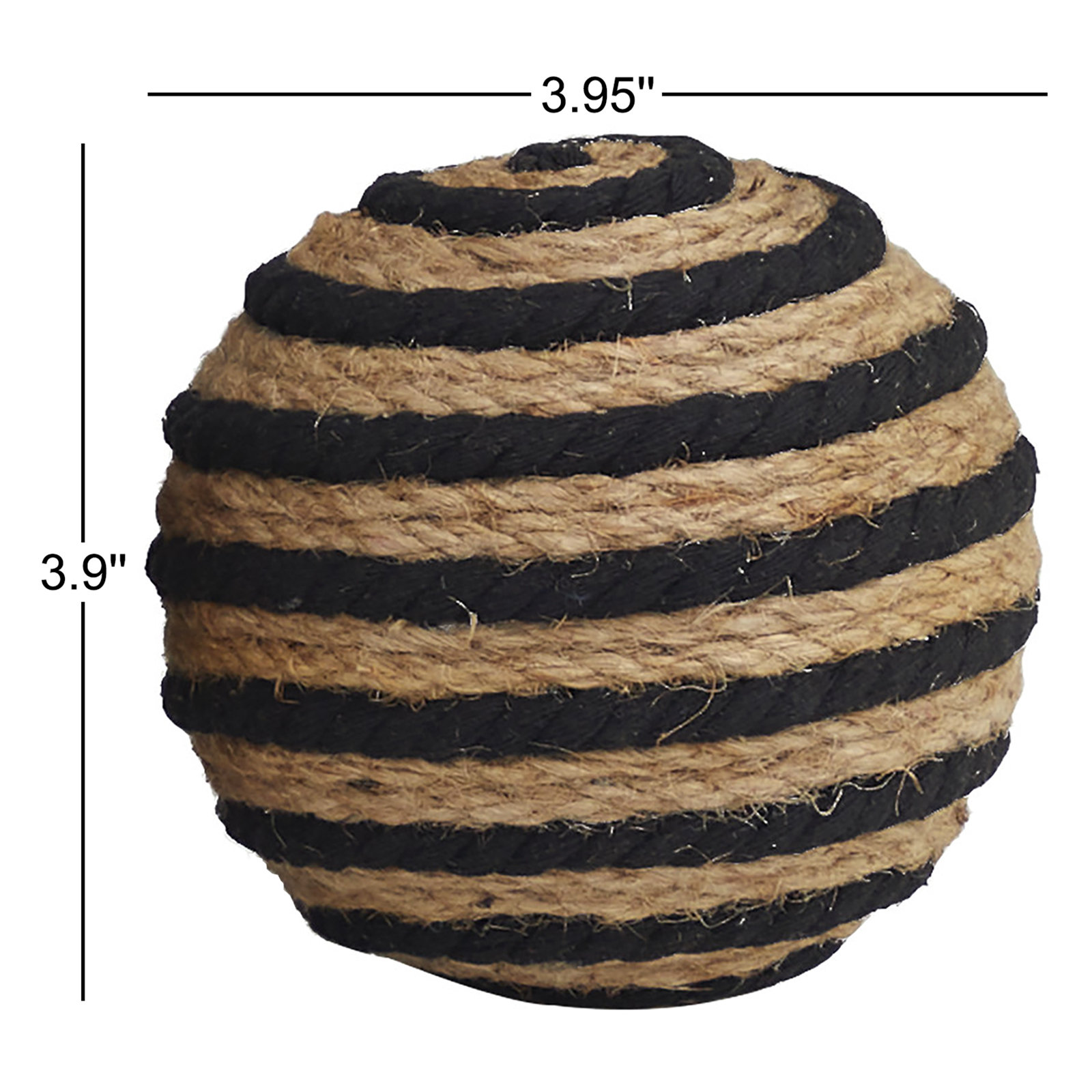 Maraca Vase Filler, Brown/Black