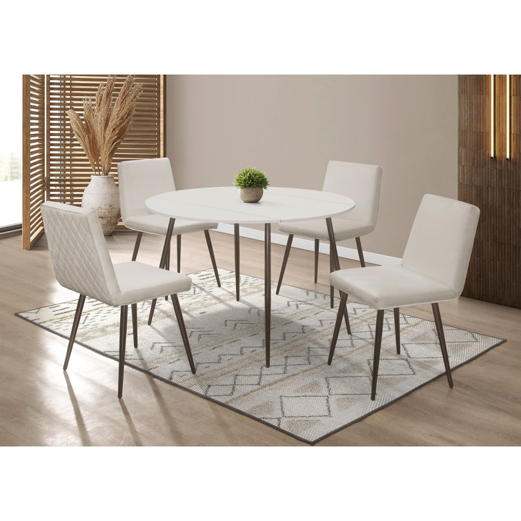 Bledar 4 - Person Four Leg Dining Set