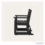 Fauteuil oscillant 48 po POLYWOOD Chippendale-833322