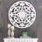 Bastia Round Medallion White 30"