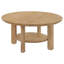Table basse en chêne clair 36 pouces