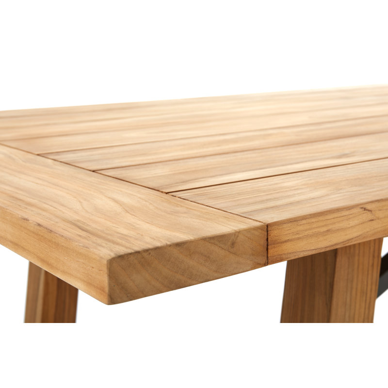 Truss Outdoor Teak Dining Table