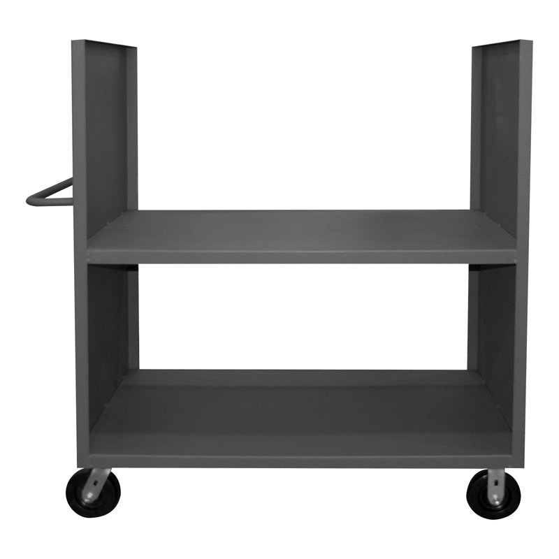 57.06'' H Utility Cart with Wheels, 57.06'' H x 66.13'' W x 30.31'' D