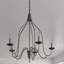 Lustre 5 lumières façon bougie Crudden