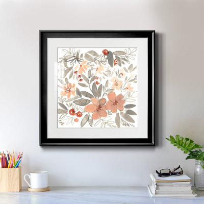 " Peach And Rust Blooms II "