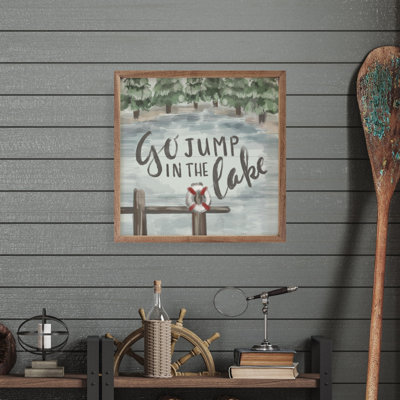 Go Jump In The Lake By Emily Wood