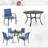 Alyah Round 4 - Person 42" Long Dining Set-88969130