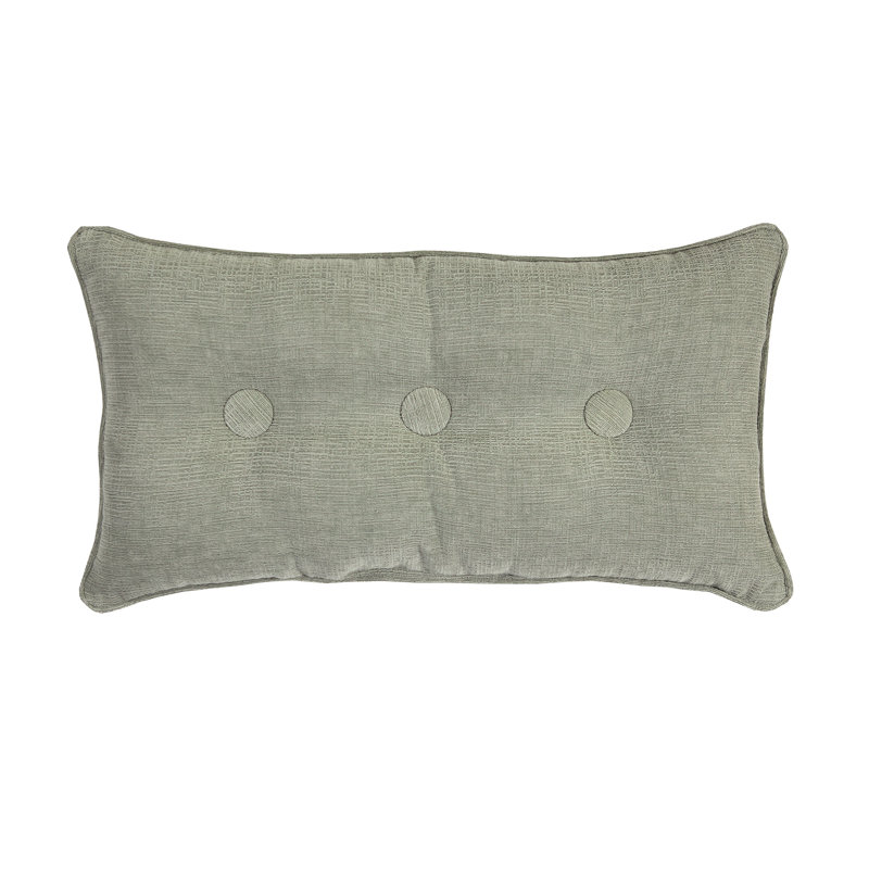 Chic Garden Traditional Polyester Textured Grey Breakfast Pillow