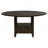 Fulton Dark Cocoa Round Dining Table With Drawer