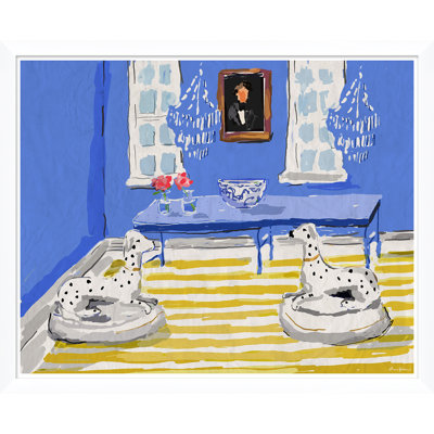 Blue Dog Giclee Print by Dana Gibson