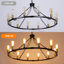 Turco 12 - Light Wagon Wheel Chandelier-1869684555