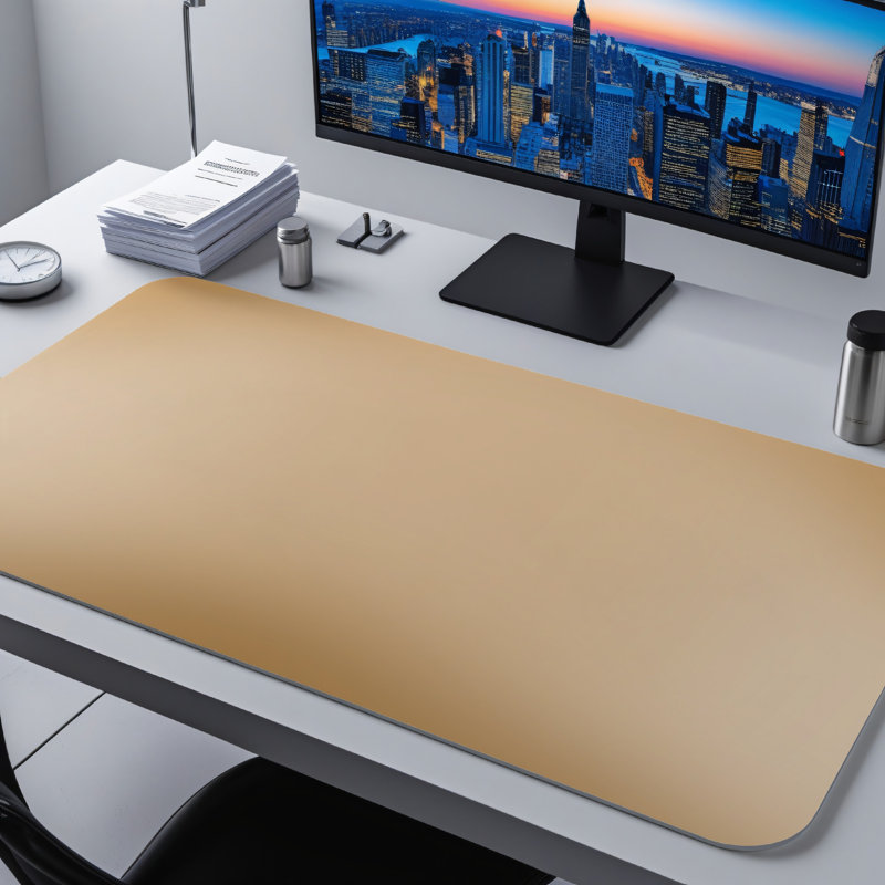 Polyester Desk Pad, 14.4x12.1