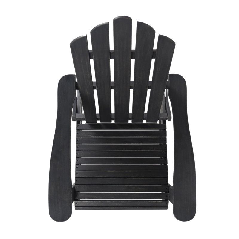 Chaise berçante Hollywood Adirondack, Gris foncé
