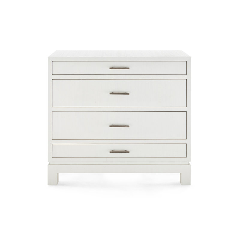 Florence Large 4-Drawer, Sand White