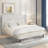 Upholstered High Headboard Platform Bed, King Size with Comfortable Backrest-108589756-108589758