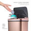 Nine Stars 13.2 Gallon Stainless Steel Motion Sensor Trash Can-38809682