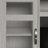 duraflame® Electric Fireplace Entertainment Center with Glass Cabinet Storage, Blanco Oak