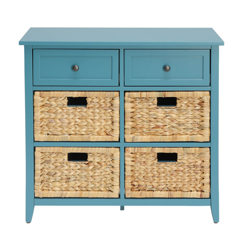 Console avec rangement bleu sarcelle