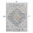 Mirnes Bohemian Medallion Low-Pile Machine-Washable Cream/Blue/Terra Rug-936870625