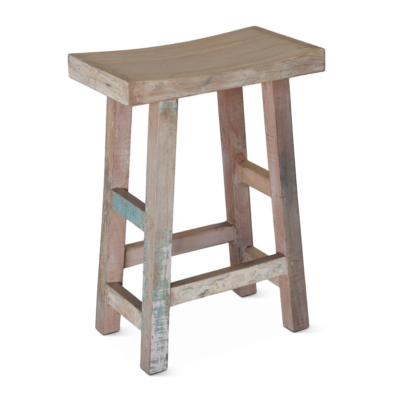 Fleta Solid Wood Counter Stool