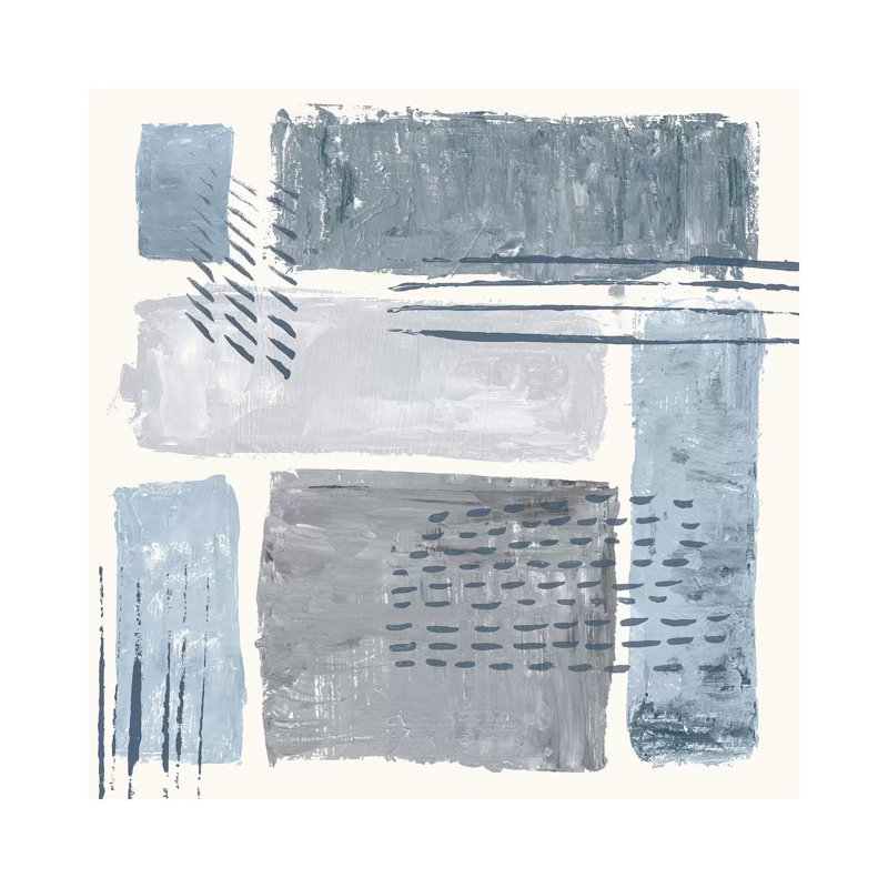 Between The Lines II by Sarah Adams - Wrapped Canvas Painting, 45.72 cm H x 45.72 cm W x 3.175 cm D