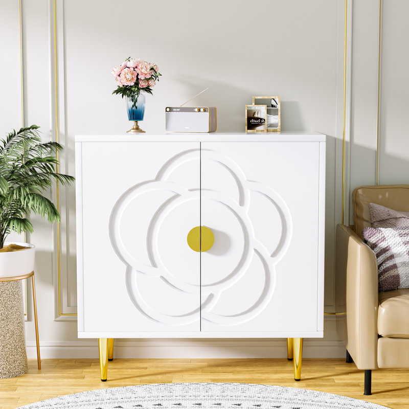 Tardif Accent Cabinet, White