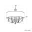 Vesca 6 Light 28in x 24in Chandelier with Gold Drum Shade in Heirloom Bronze with Clear Radiance Crystal-1473588515-1473588516-1473588521