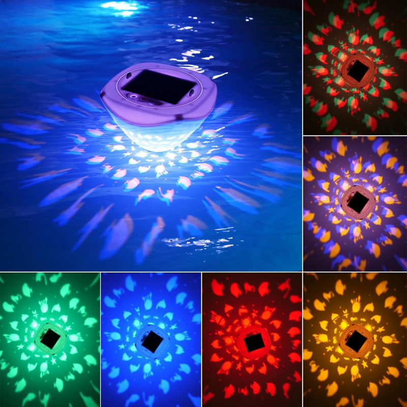 Lumières solaires pour piscine neuves à DEL
