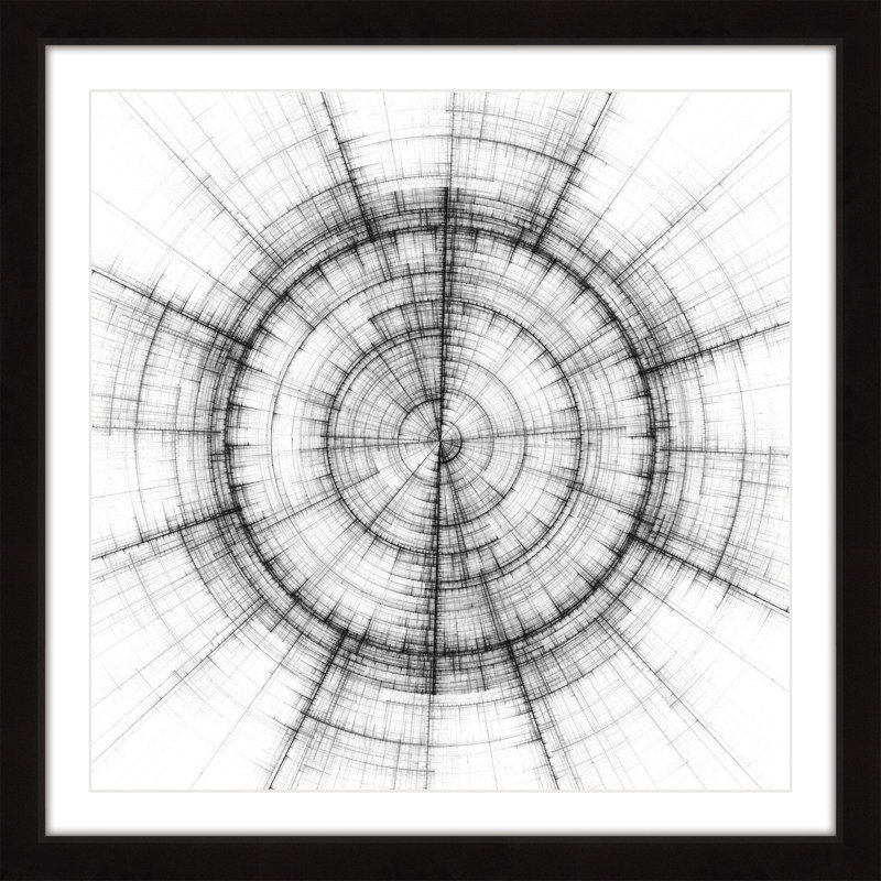 Cadre photo « motioned motion », impression sur papier, H 32 po x l 32 po x P 1,5 po, Cadre noir