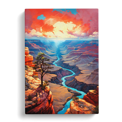 Grand Canyon Tachisme No.2 - No Frame Print