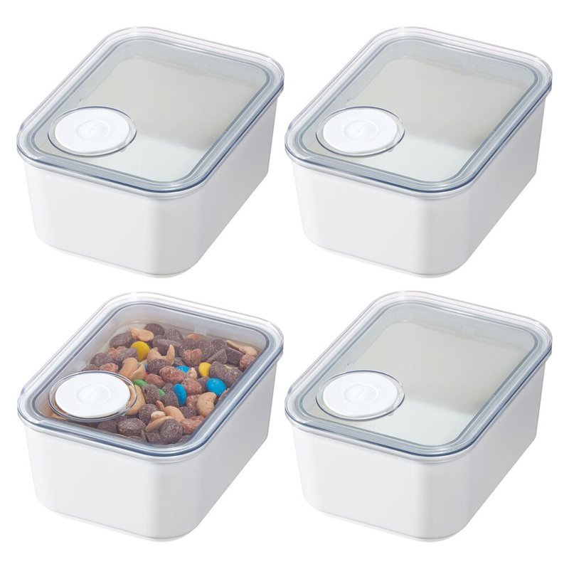 iDesign Small Airtight Kitchen Canister with Removable Pour Cap - Ideal for Kitchen Countertop or Pantry Storage